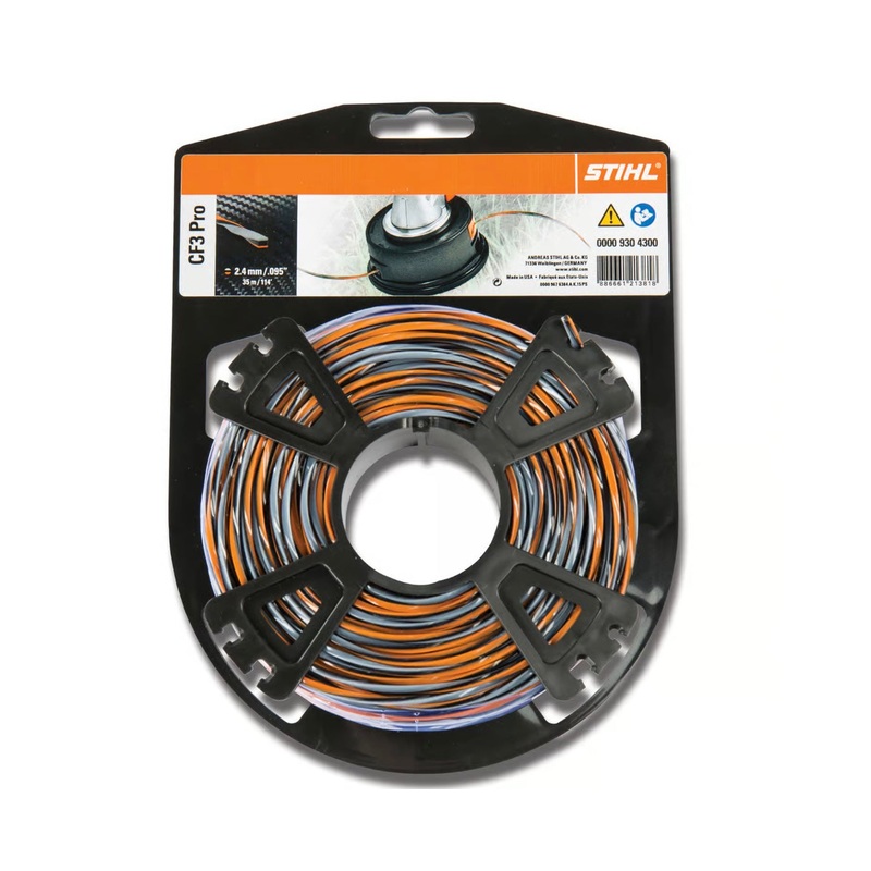 0000 930 4300 Stihl CF3 Pro Trimmer Line 2.4 mm 35 m (Genuine OEM)