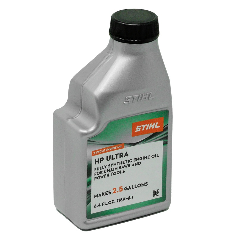 0781 313 8010 STIHL HP Ultra 2-Cycle Engine Oil (2.5 Gallon / 6.4 oz Gray Platinum)