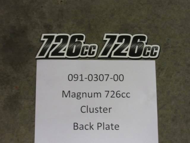 091-0307-00 - Bad Boy MowersMagnum 726cc Cluster 726cc Back Plate Decals 091030700
