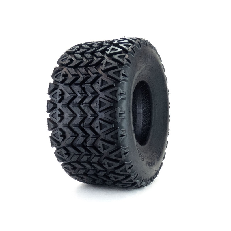 (1) All Terrain Tire 20×10.00-8 4 Ply 350 Mag