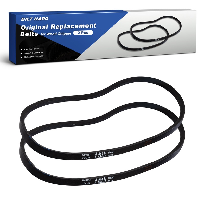 ( 1 Pack / 2 Pcs )Belts for 4 inch Wood Chipper
