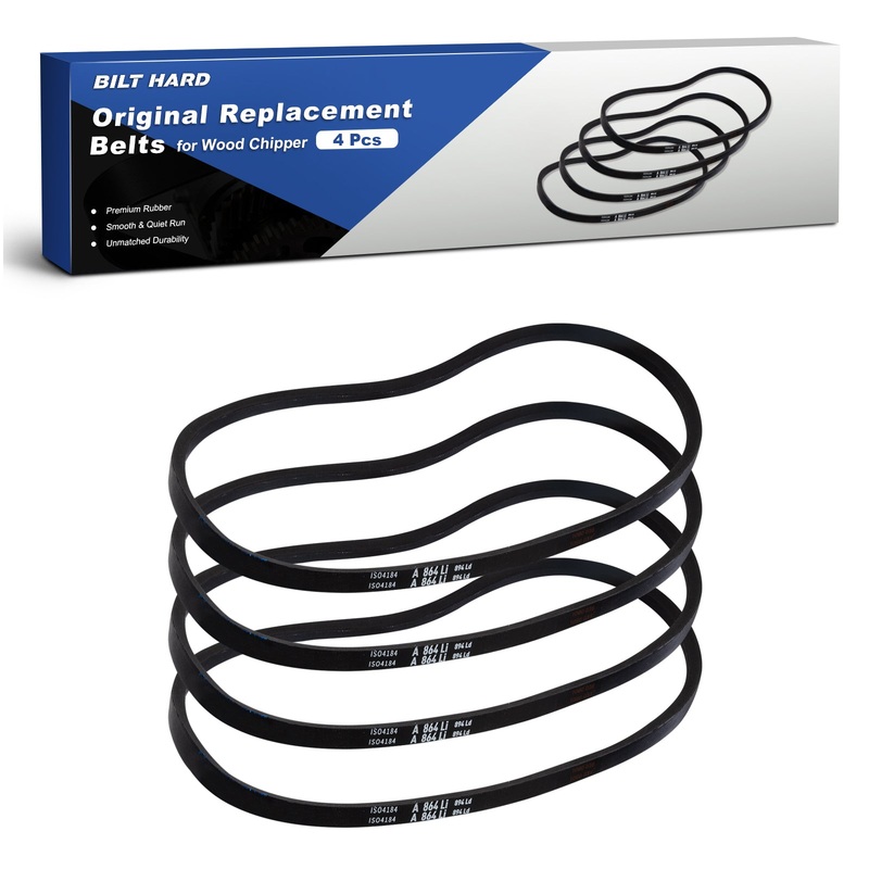 ( 1 Pack / 4 Pcs )Belts for 4 inch Wood Chipper