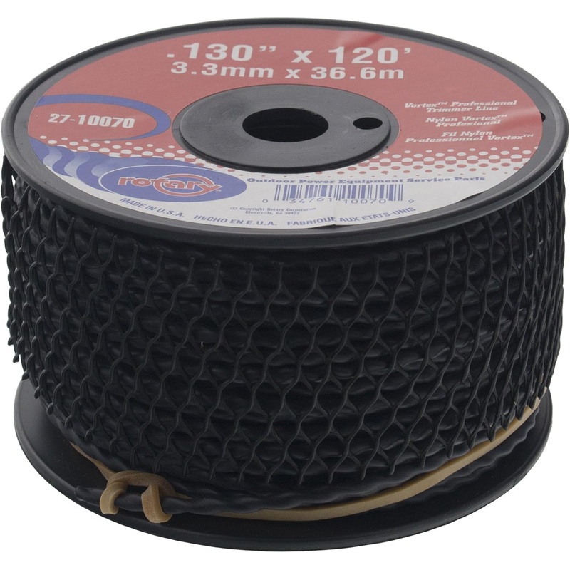 10070 Trimmer Line .130 Smooth Spool Black Vortex (Commercial Grade)