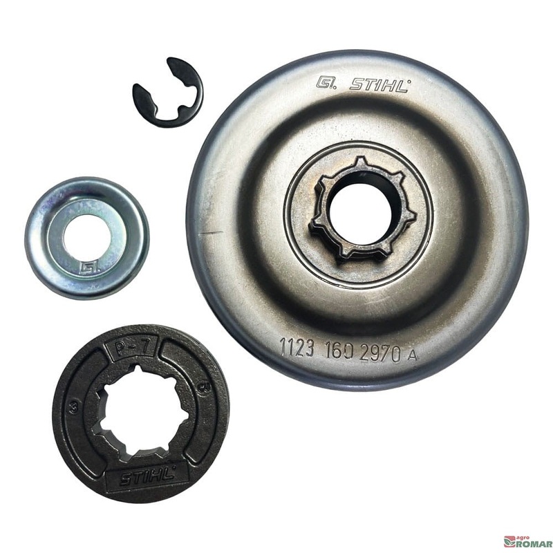 1123 007 1030 Rim Sprocket Kit 3/8" Picco 7T (Genuine STIHL OEM Part)