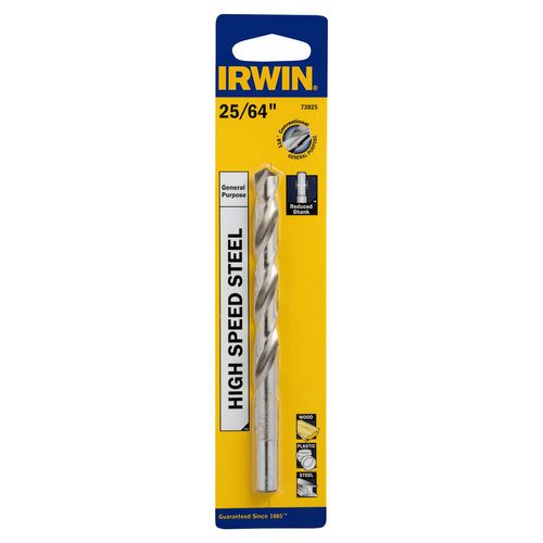 25/64" High Speed Steel Drill Bit Reduced Shank 3/8"