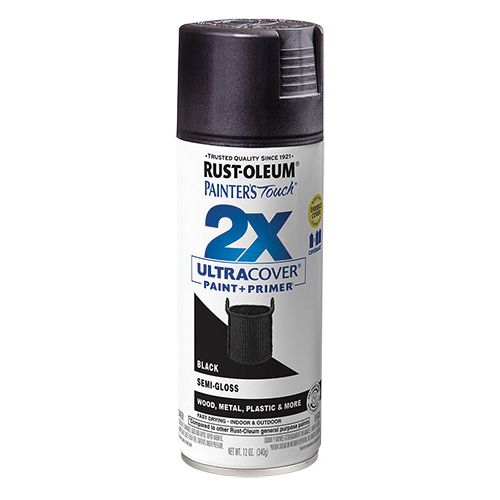 Painter's Touch Rust-Oleum 2X Semi-Gloss Black