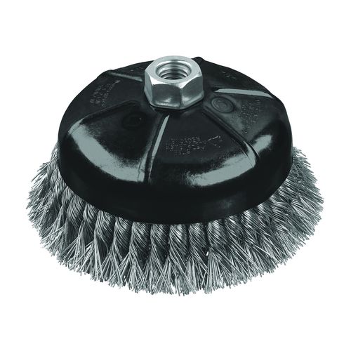 DeWalt HP 4" x 5/8"-11 .014 Crimp Wire Cup