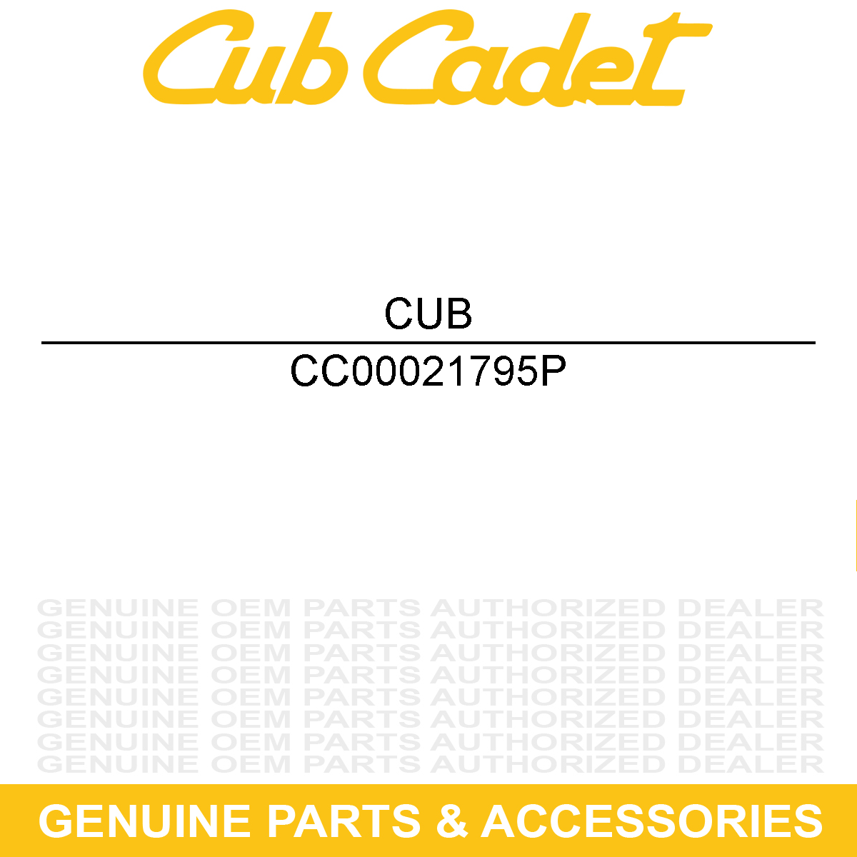 CUB CADET 00021795P DIFFERENTIAL ASSY