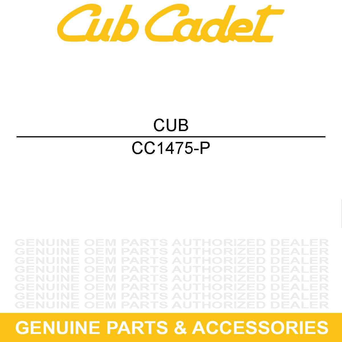 CUB CADET 1475-P WHEEL:14X1.75 PLAS