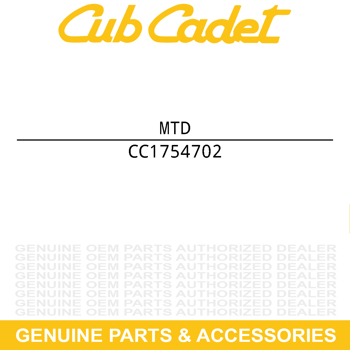 MTD 1754702 Deck V-Belt
