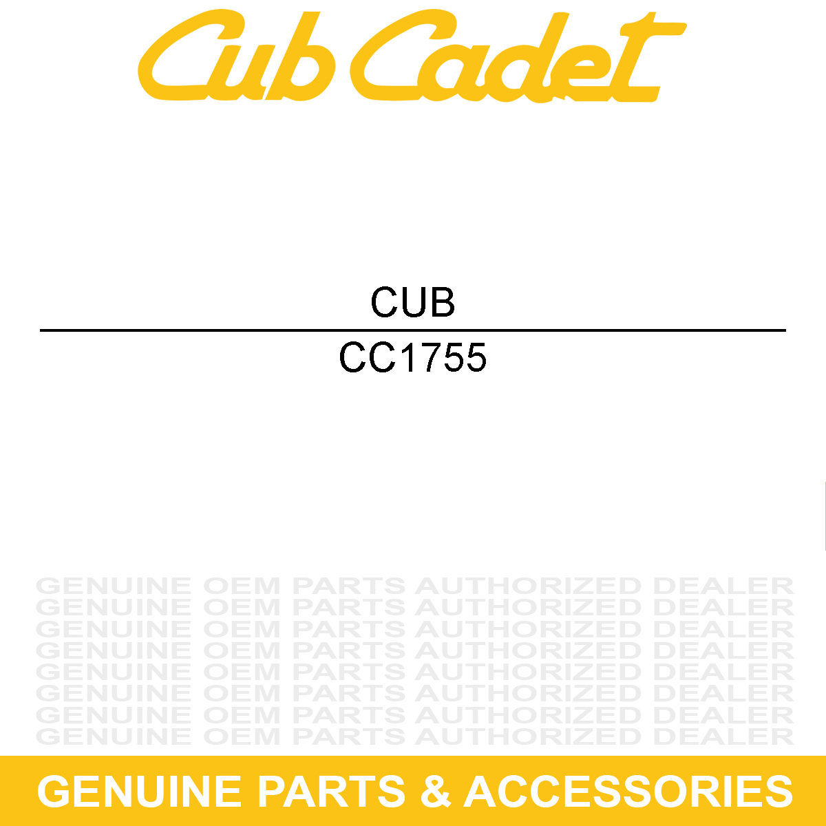 CUB CADET 1755 Screw 10-9x.50