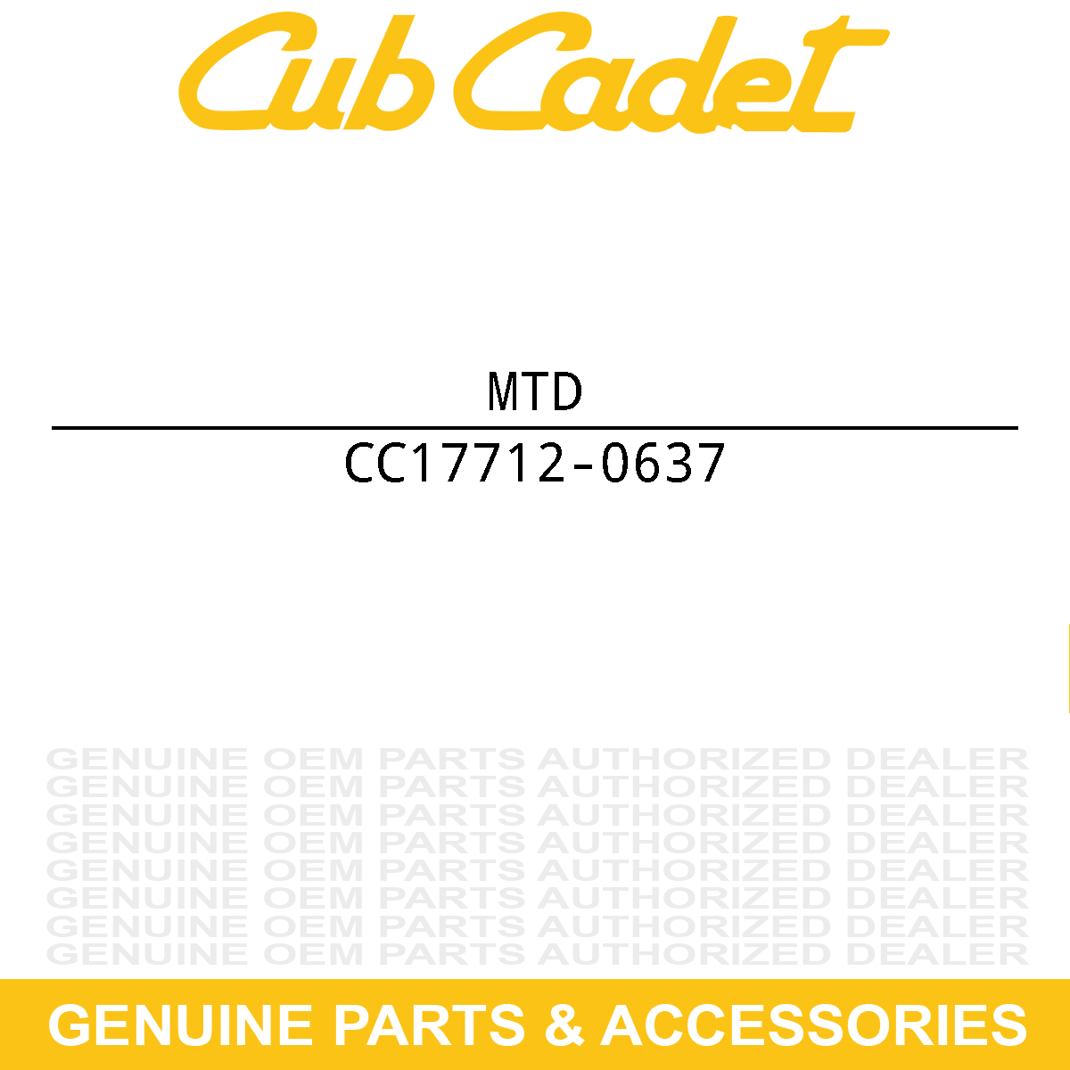 MTD 17712-0637 Deck Lift Adjuster Link