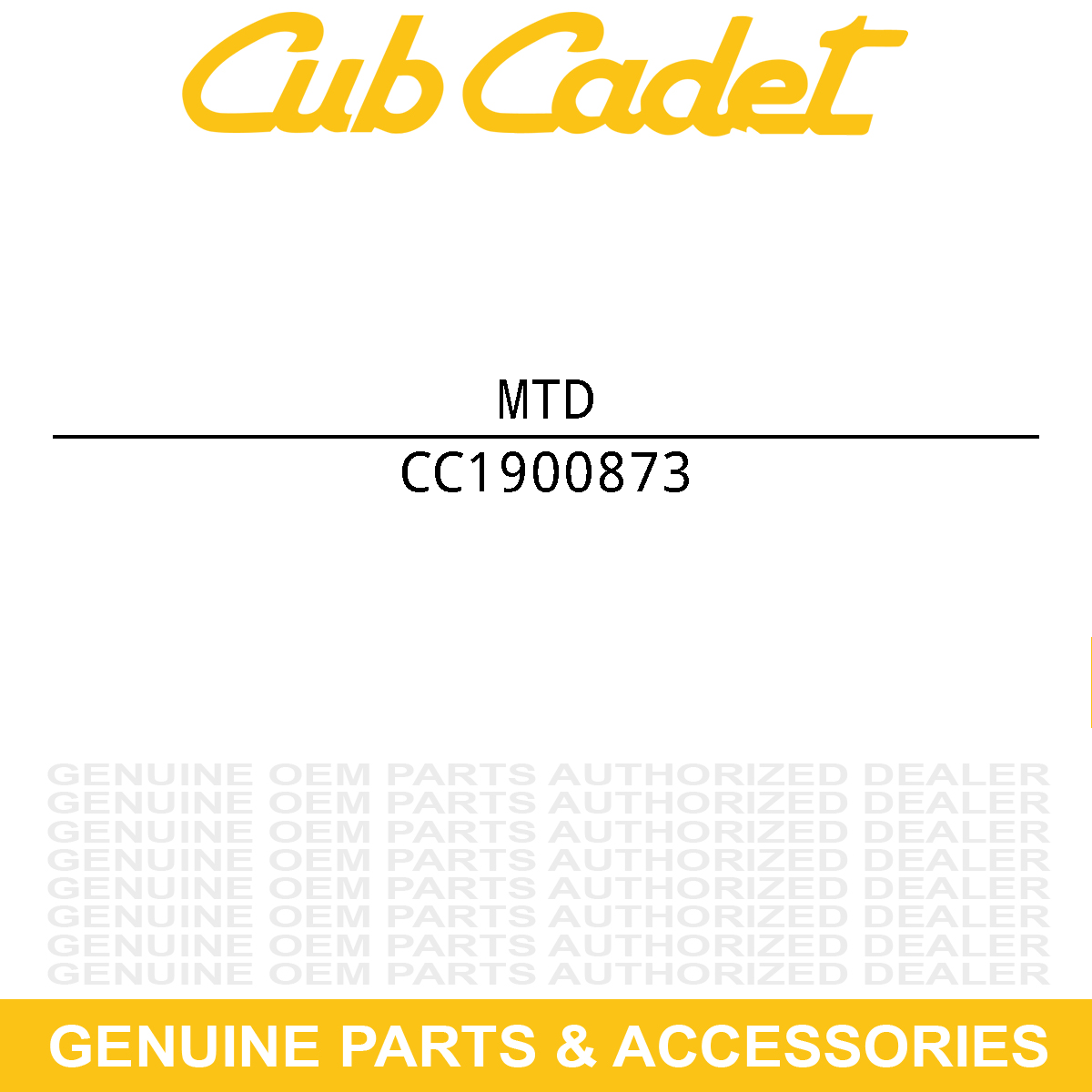 MTD 1900873 BATTERY:HOLD DOWN