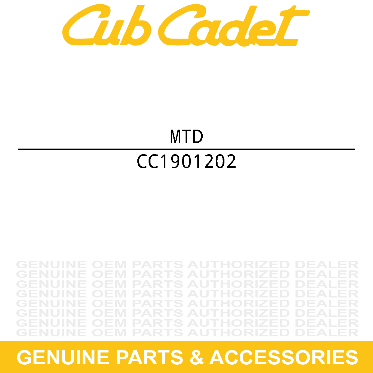 MTD 1901202 Battery Cable 15"