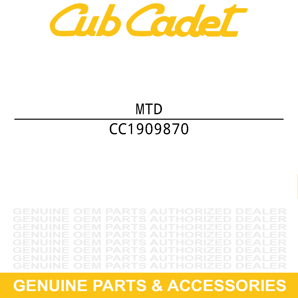 MTD 1909870 Anchor Plate