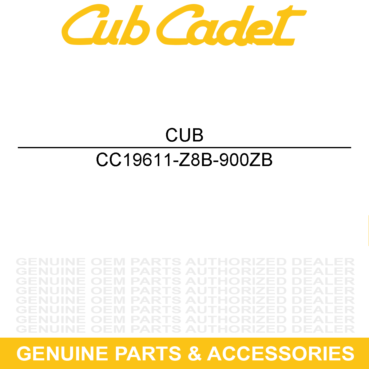 CUB CADET 19611-Z8B-900ZB Fan Cover