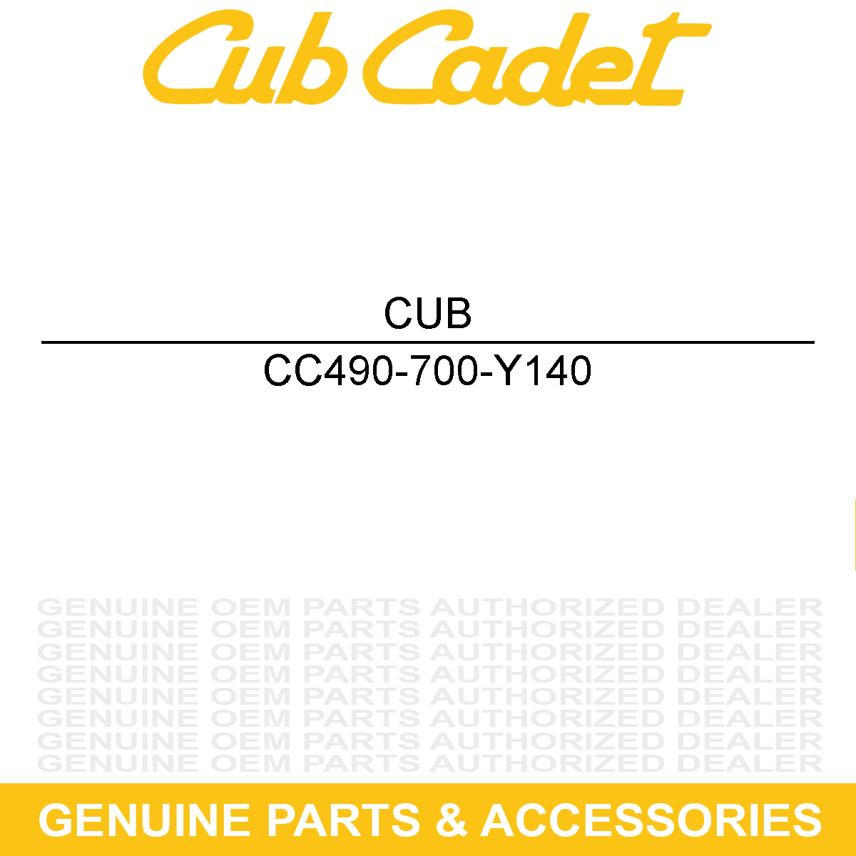 CUB CADET 490-700-Y140 8" Chainsaw Chain
