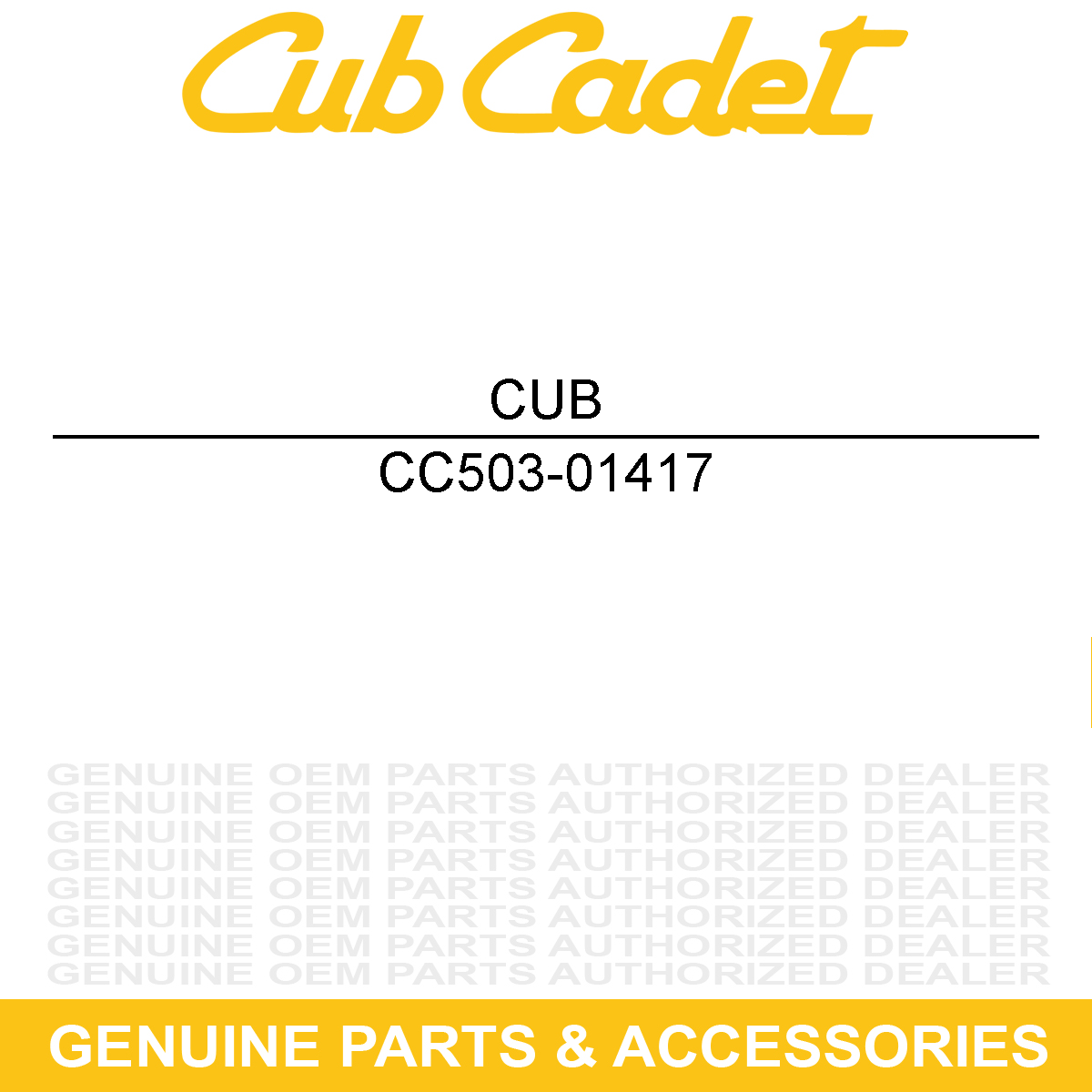 CUB CADET 503-01417 SPEED SENSOR