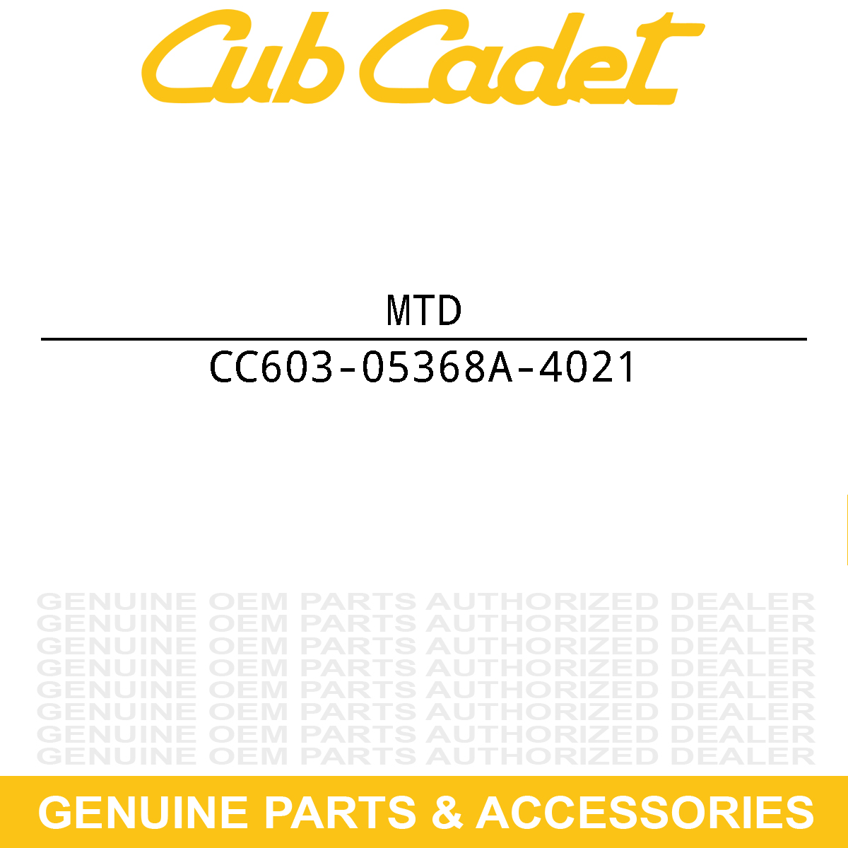 MTD 603-05368A-4021 Bracket Assembly