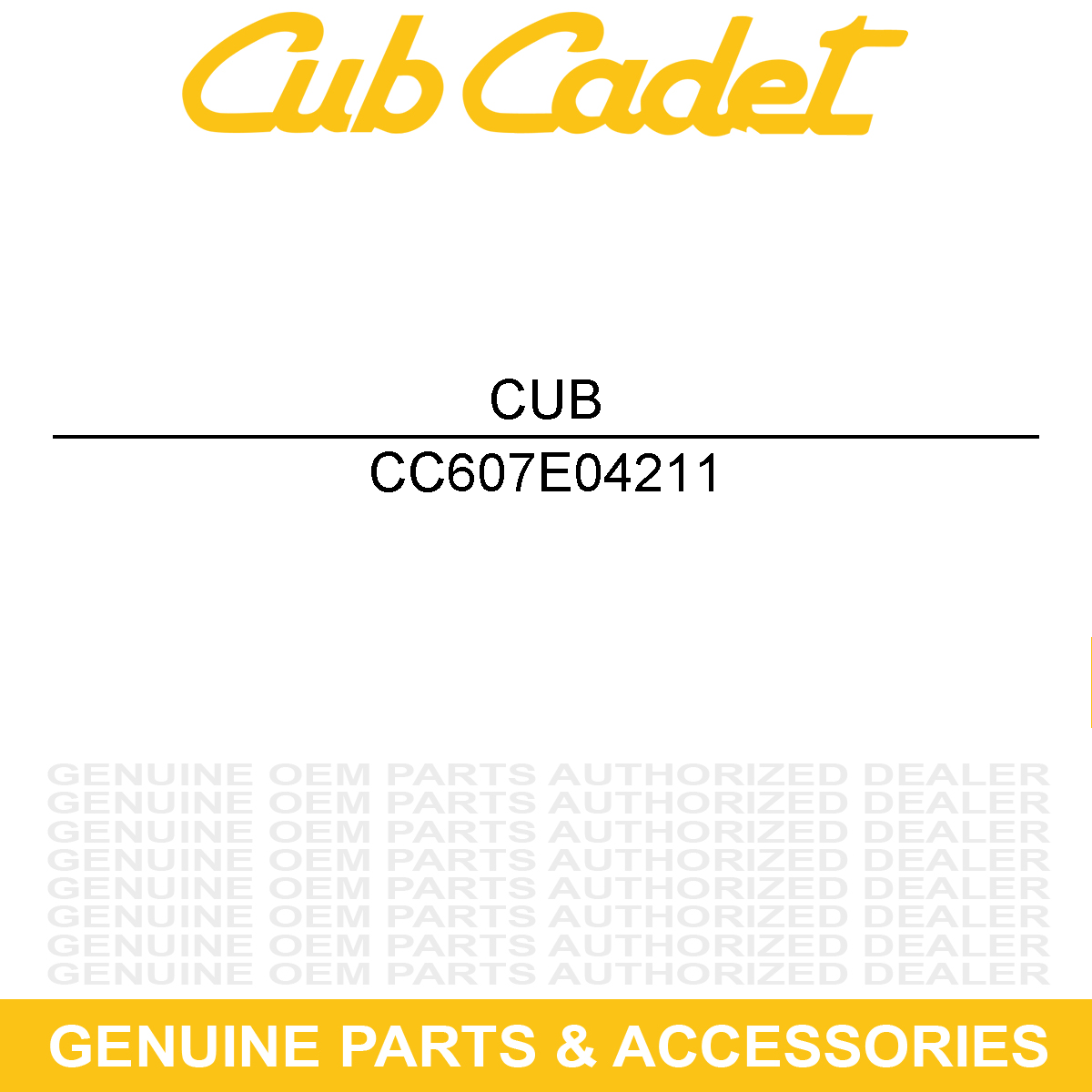 CUB CADET 607E04211 SHIFT LEVER ASSEMB