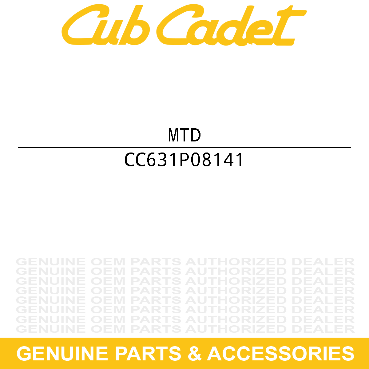 MTD 631P08141 BAFFLE ASM-REAR VE