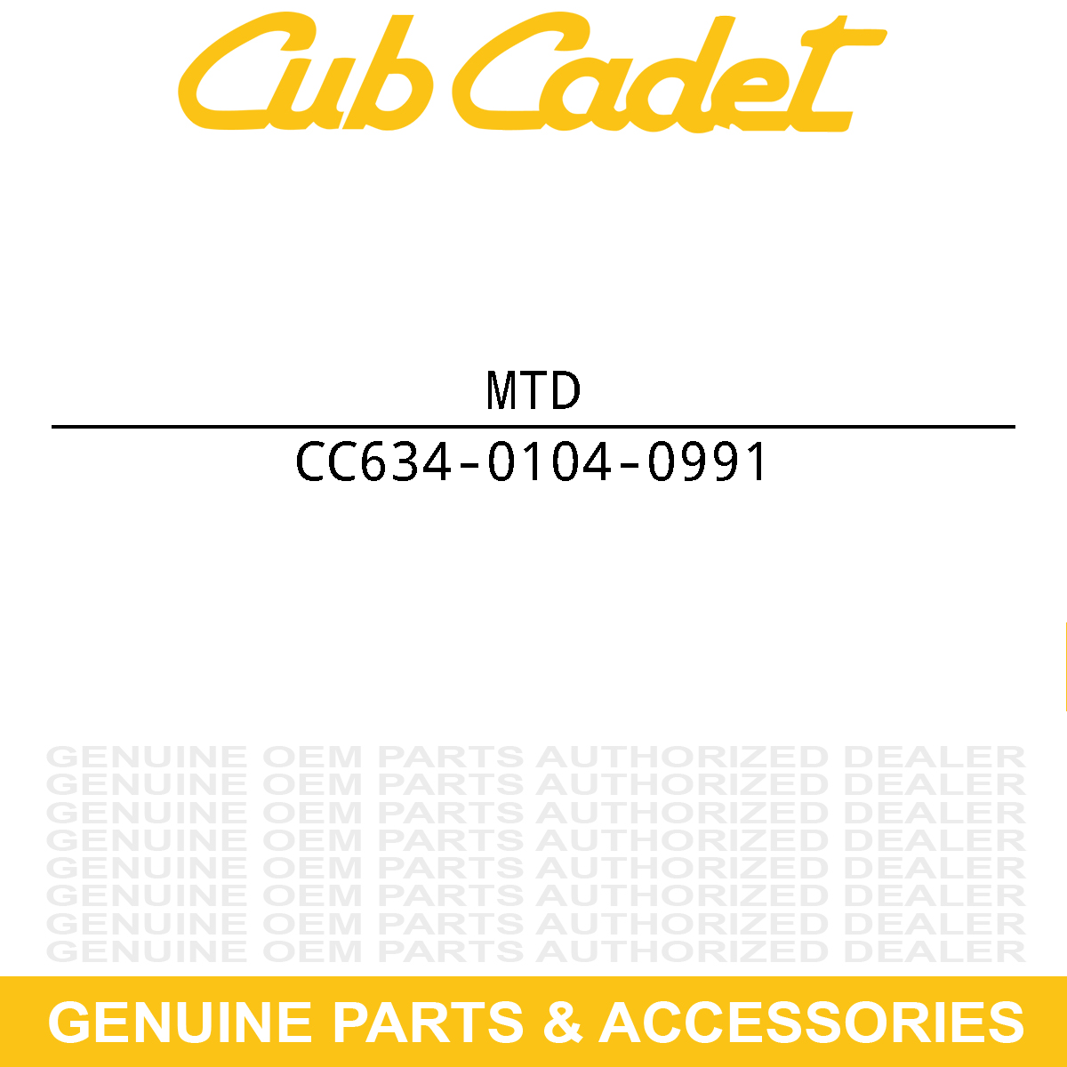 MTD 634-0104-0991 WHEEL ASM COMP-20