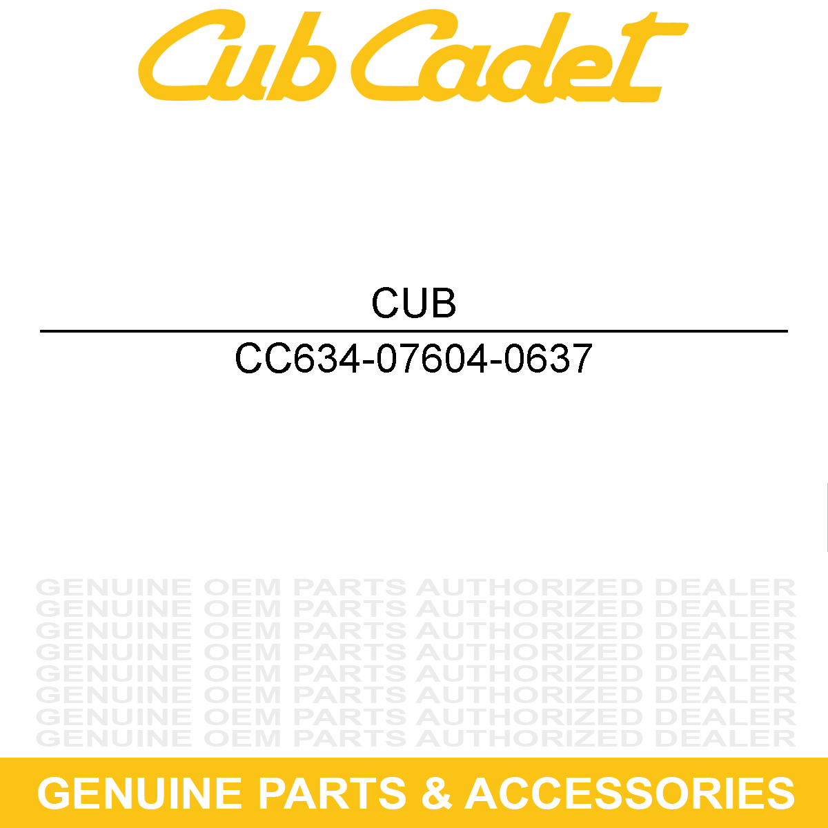 CUB CADET 634-07604-0637 Powder Black Rear 8x8.5 Rim