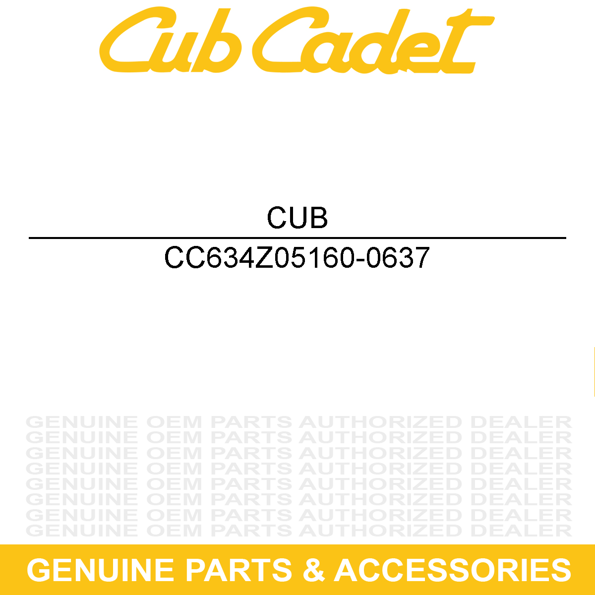 CUB CADET 634Z05160-0637 Powder Black Wheel 20x8x8 Assembly