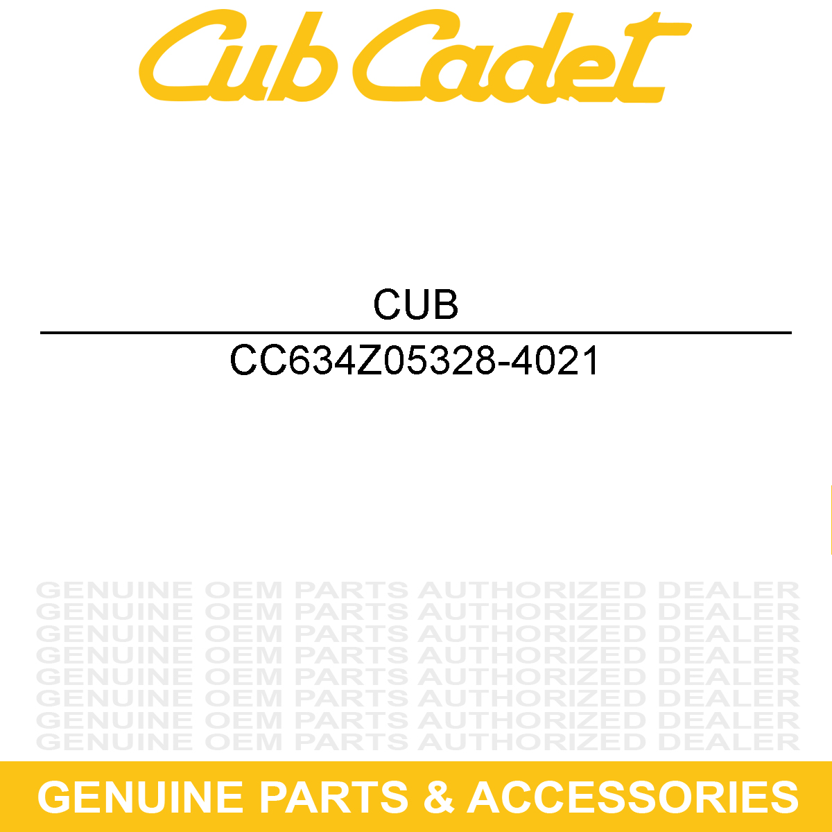 CUB CADET 634Z05328-4021 WHEEL ASSEMBLY 13