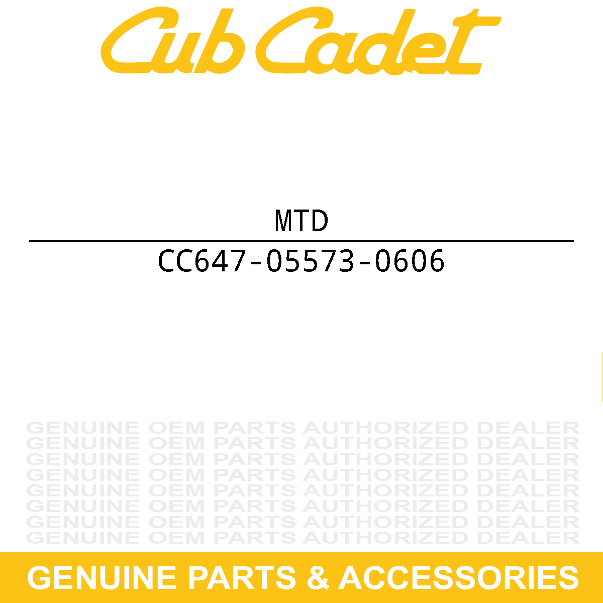 MTD 647-05573-0606 Lift Shaft Assembly