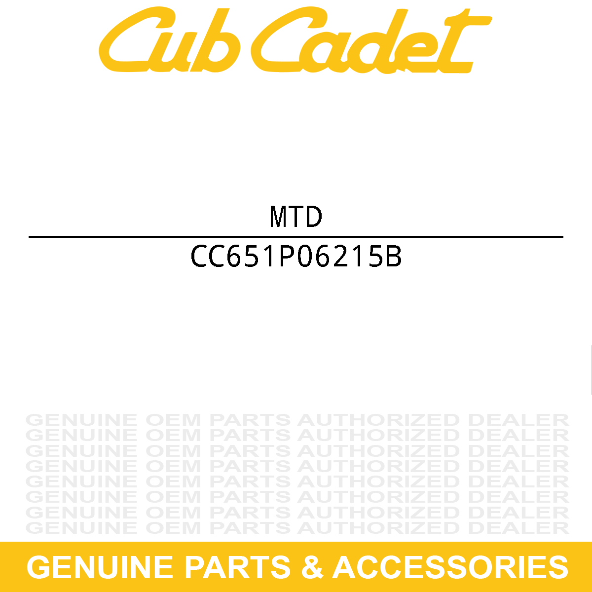 MTD 651P06215B MFLR:TWIN:679cc ZO