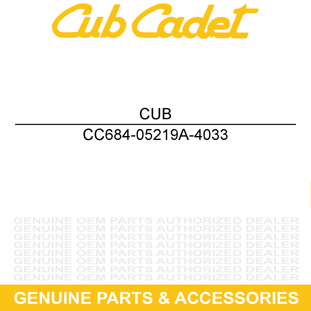 CUB CADET 684-05219A-4033 HSG ASM-AUGER 28"