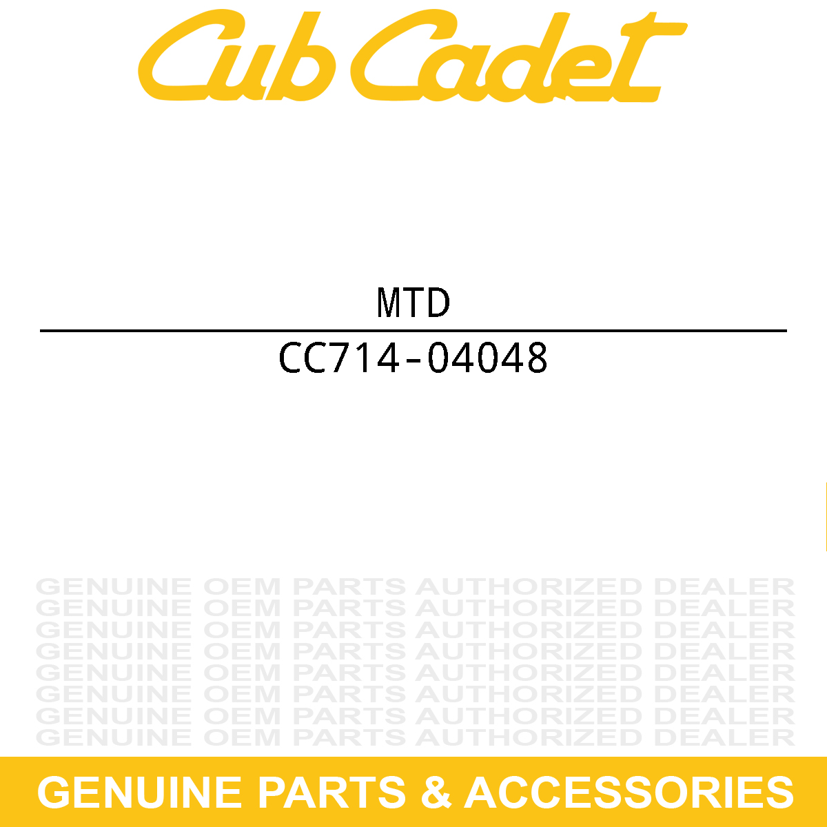 MTD 714-04048 PIN:COT:INT