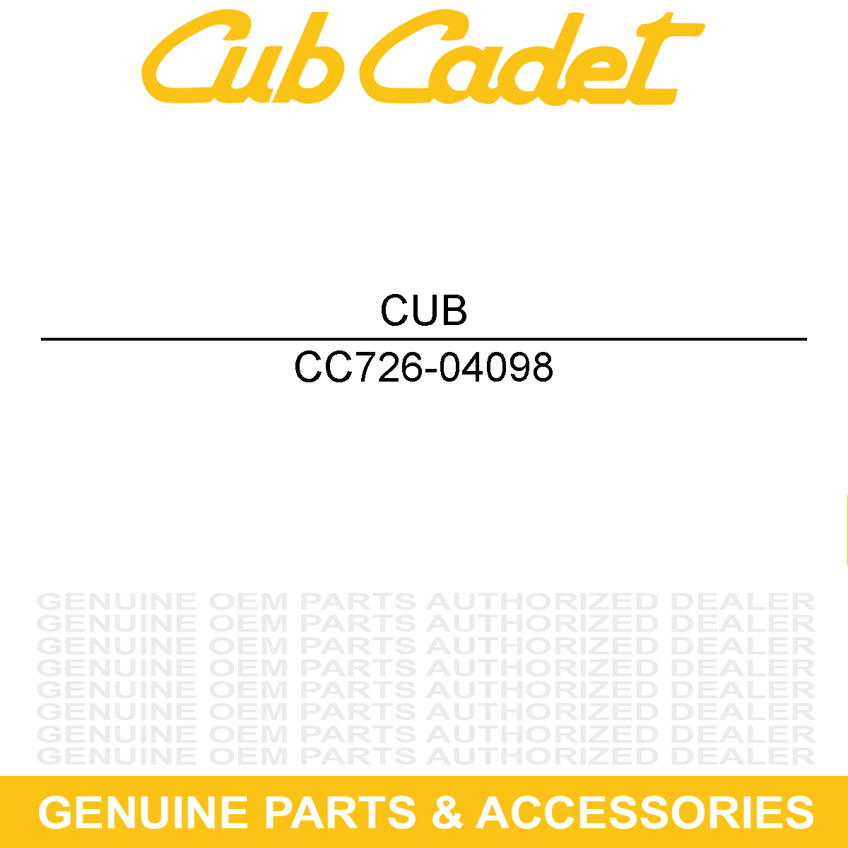 CUB CADET 726-04098 TIE-CABLE18"
