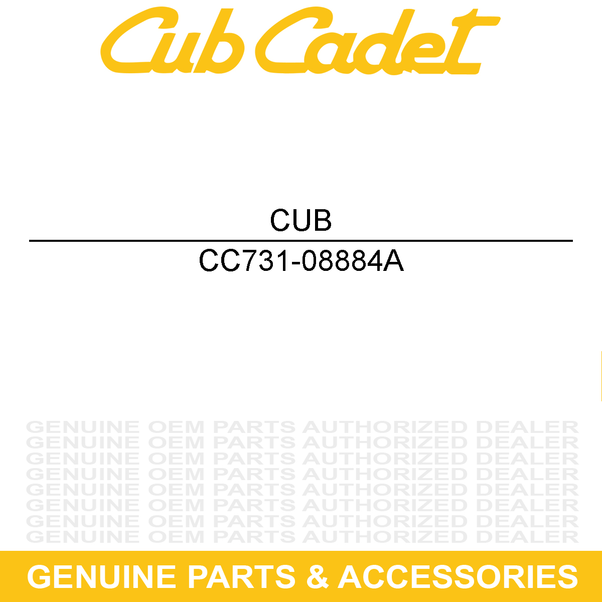 CUB CADET 731-08884A TRIM-RUNNING BOARD