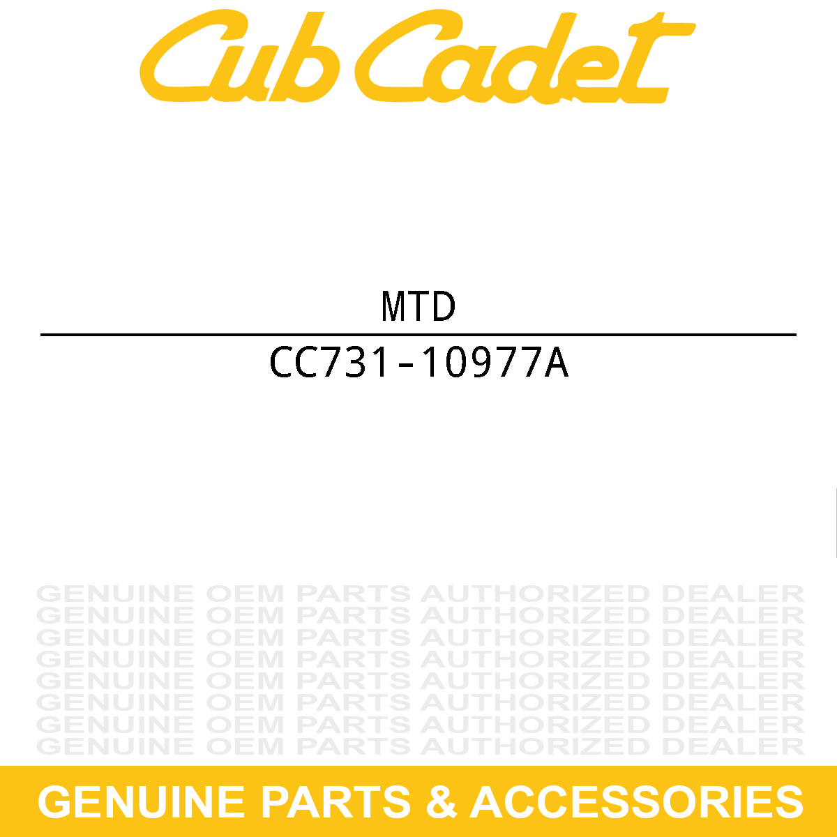 MTD 731-10977A CVR-HOOD SIDERH
