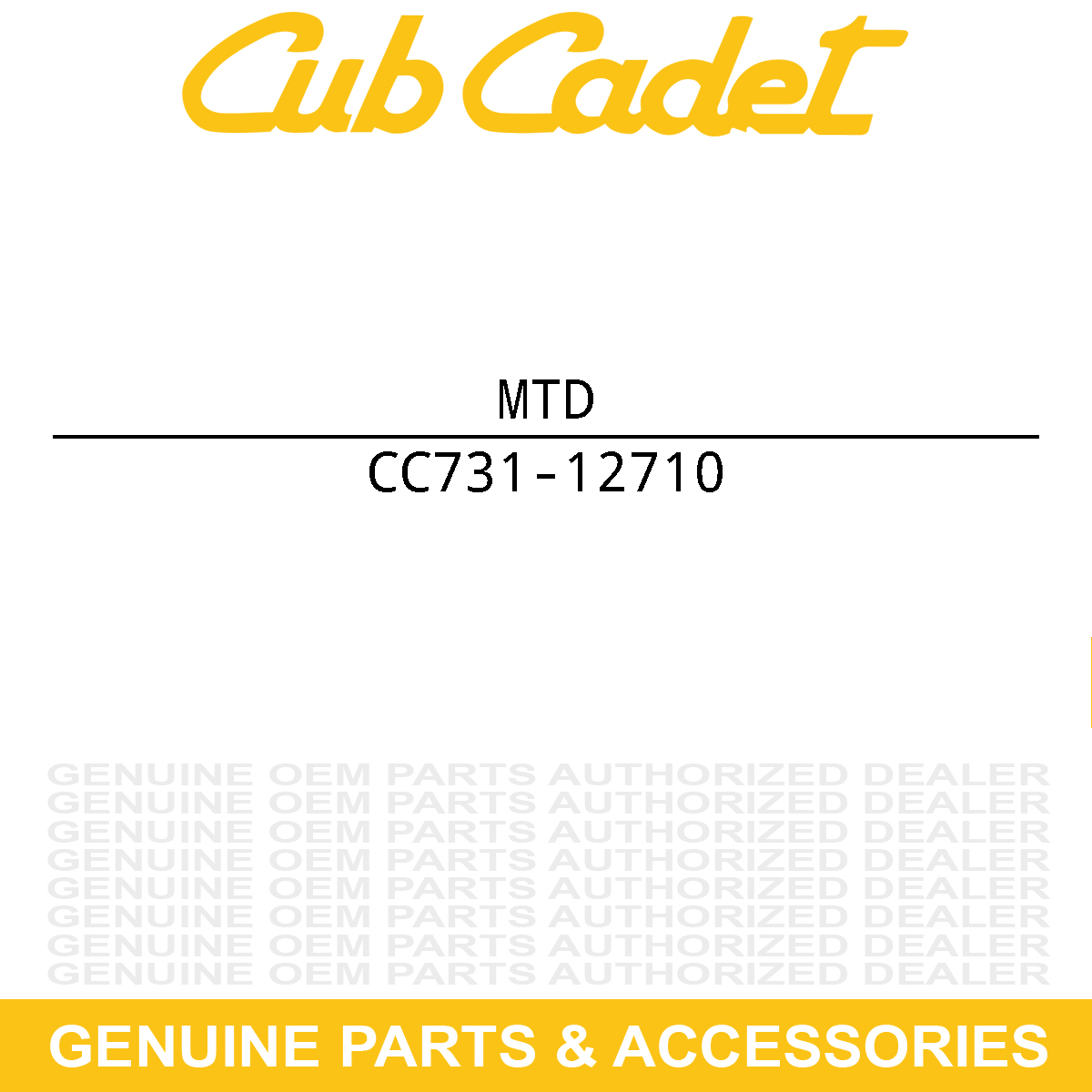 MTD 731-12710 CP-STRG WHL CRFTMN