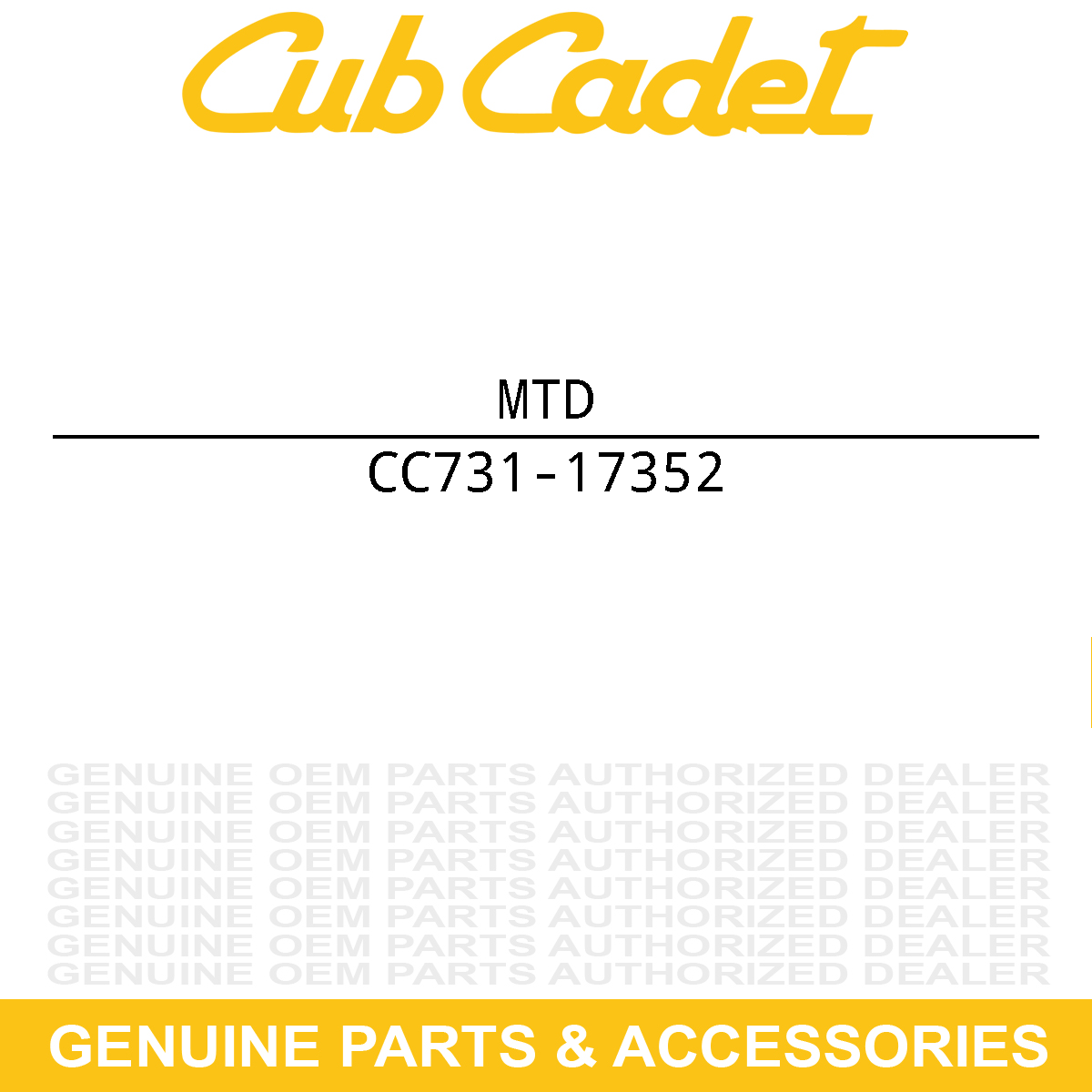 MTD 731-17352 11" Hubcap Sbd Gray