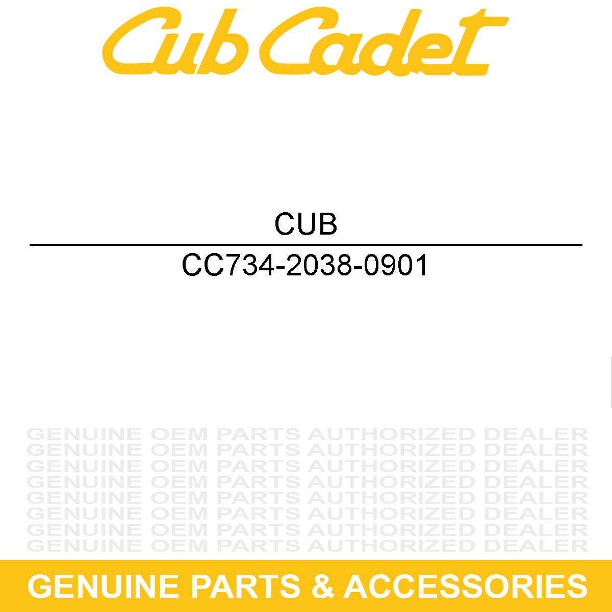 CUB CADET 734-2038-0901 Tire 16x4.8