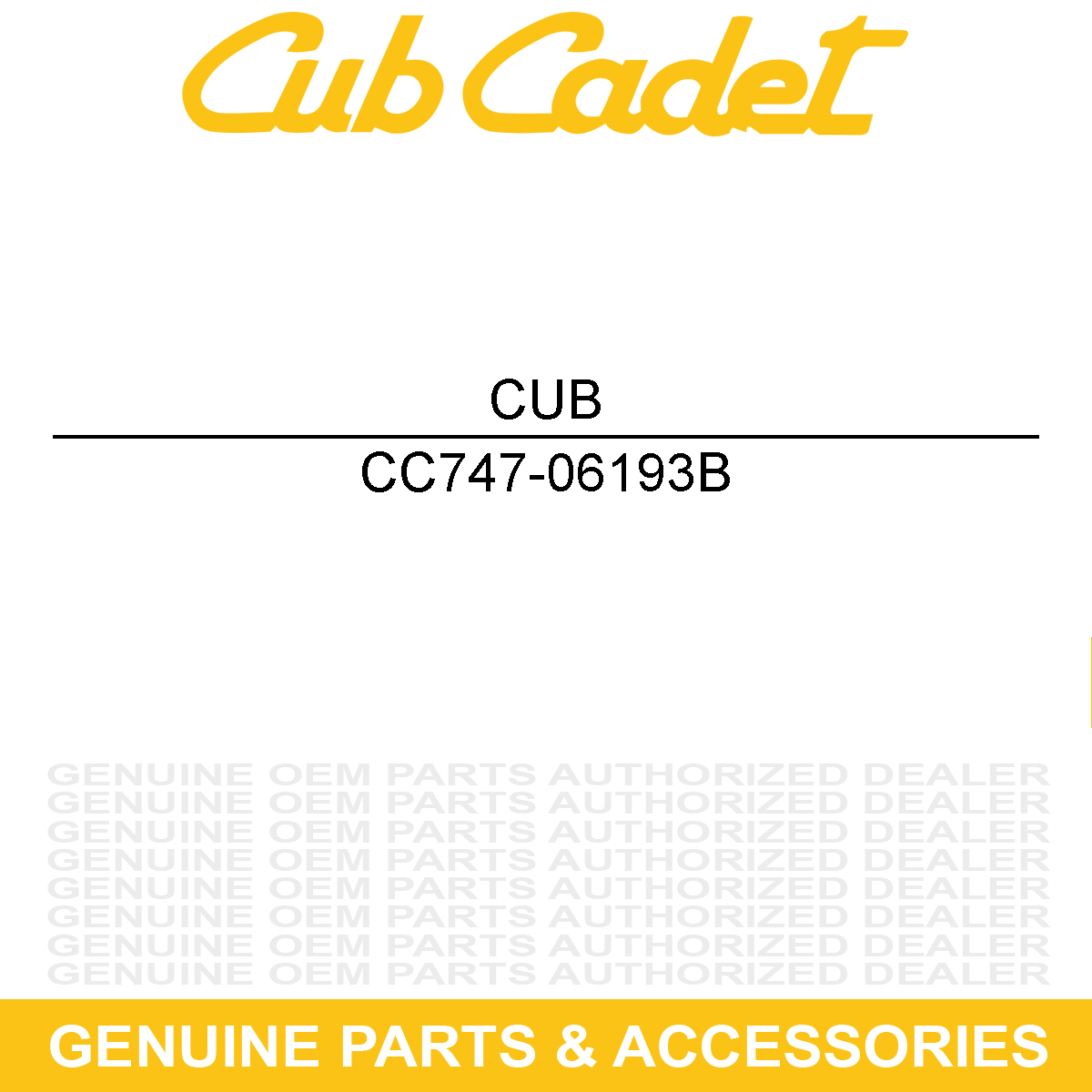 CUB CADET 747-06193B ROD-IDLR BRKT LINK