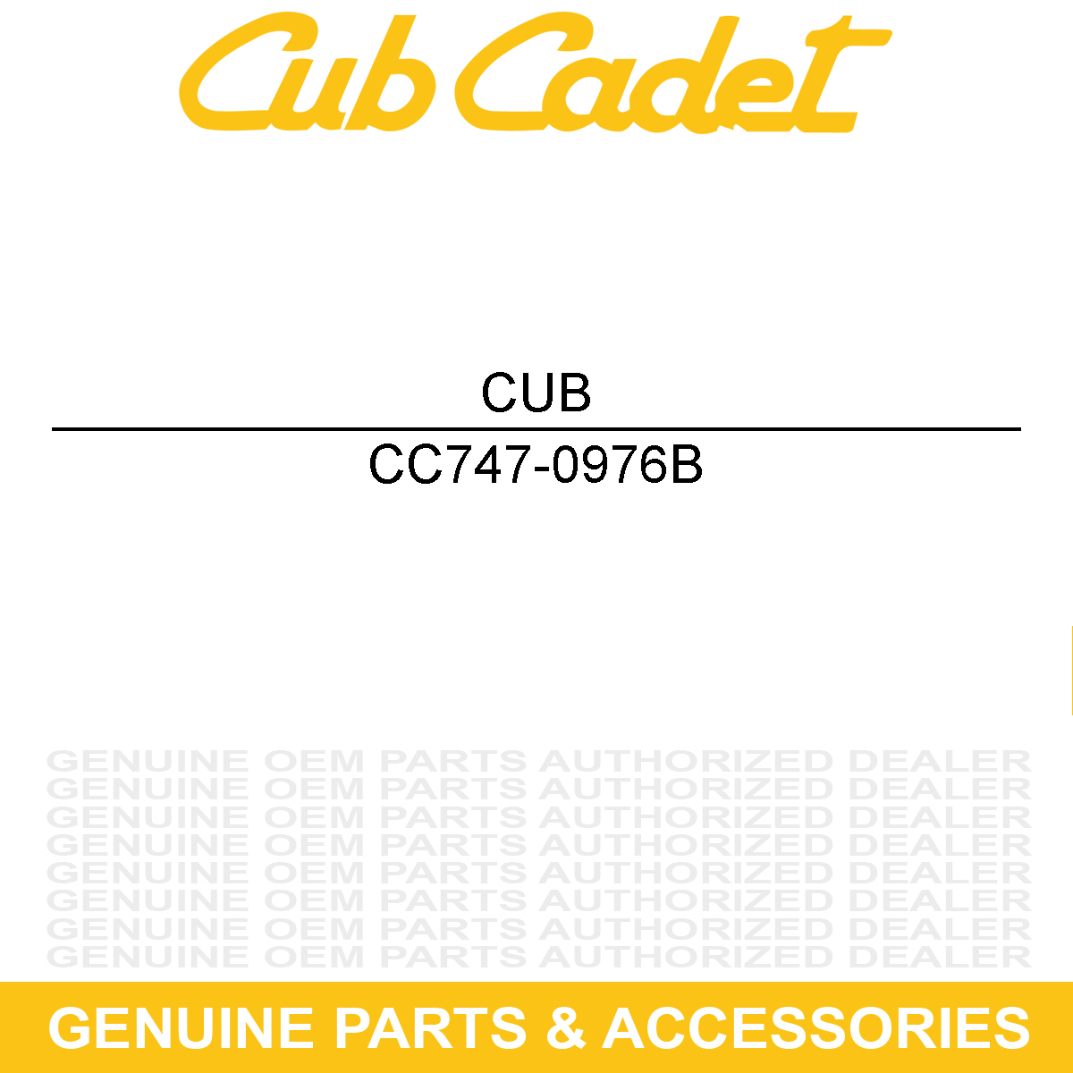 CUB CADET 747-0976B Blade Control Bail