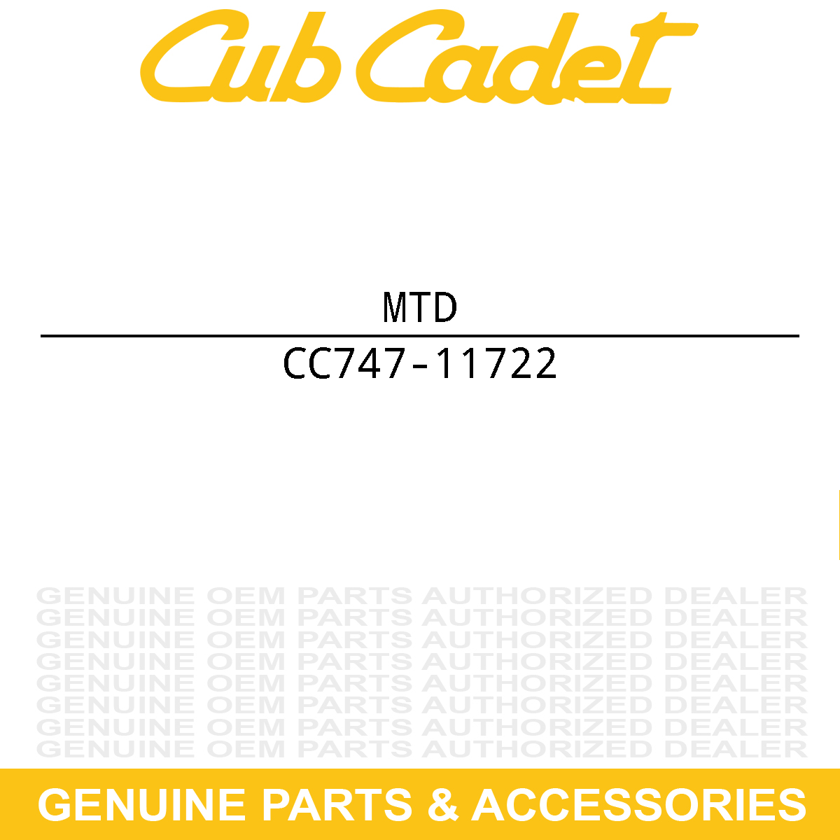 MTD 747-11722 Lift Rod