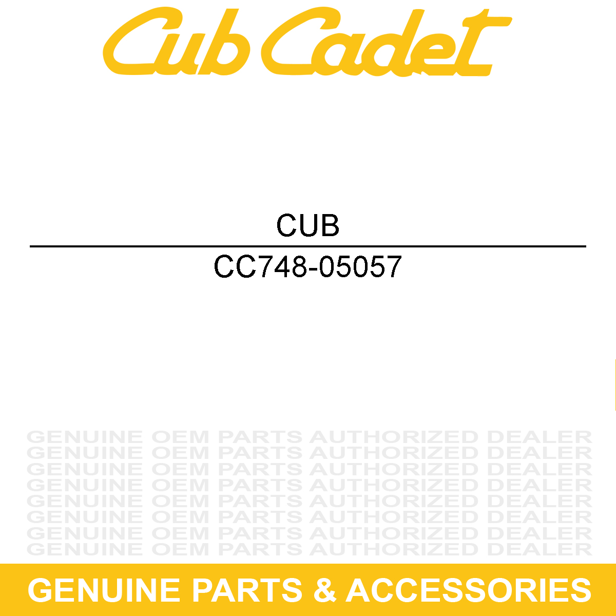 CUB CADET 748-05057 ADPT-HELICAL GEAR