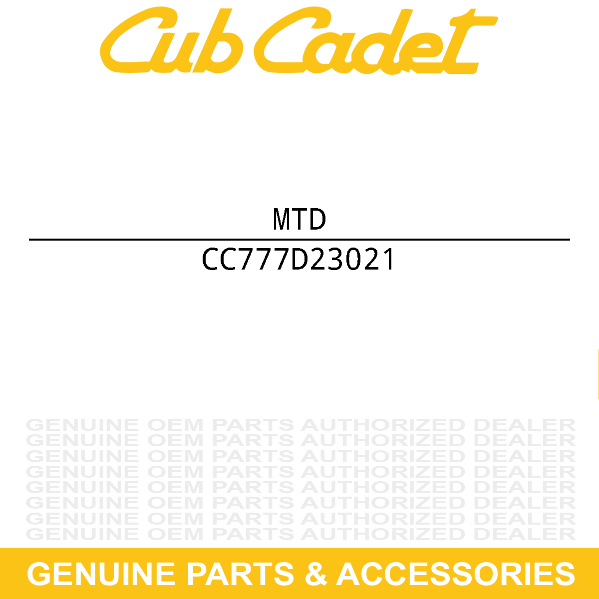 MTD 777D23021 LBL-TROY BILT LOGO