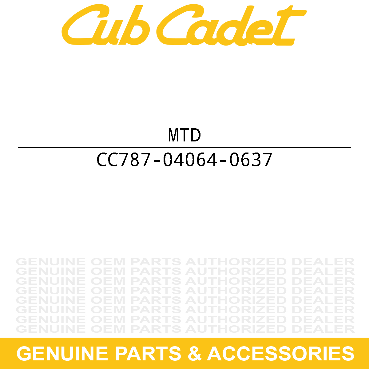 MTD 787-04064-0637 BRACKET-HANDLE 23"