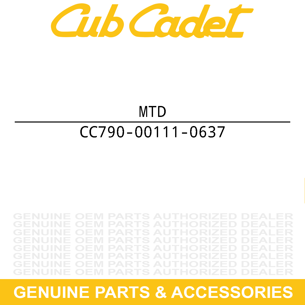 MTD 790-00111-0637 BRKT:LIFT:SNOW THR