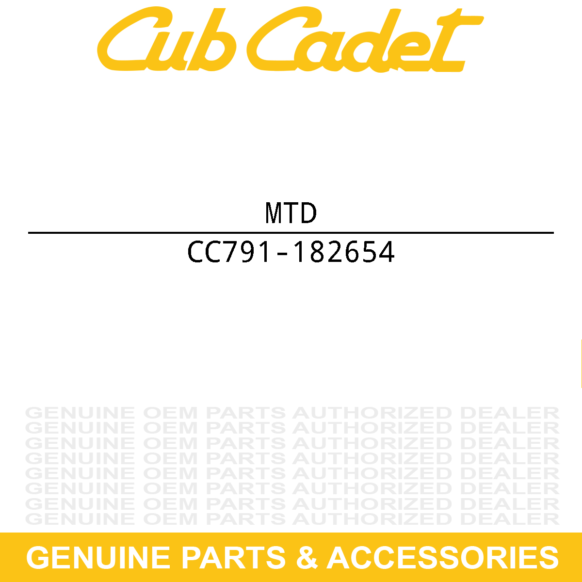 MTD 791-182654 CARB, AC-2.1 W/PRI