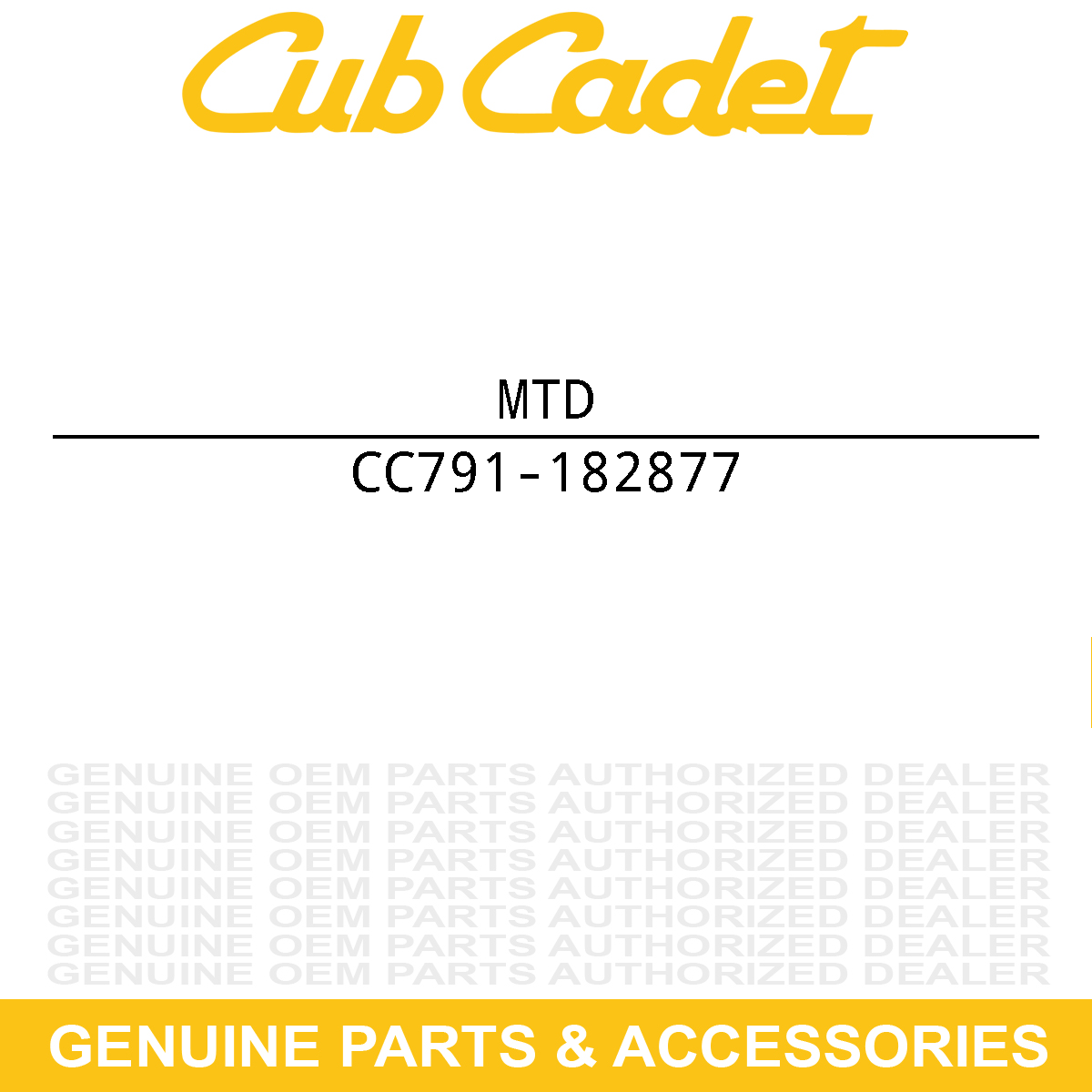 MTD 791-182877 Throttle Cable