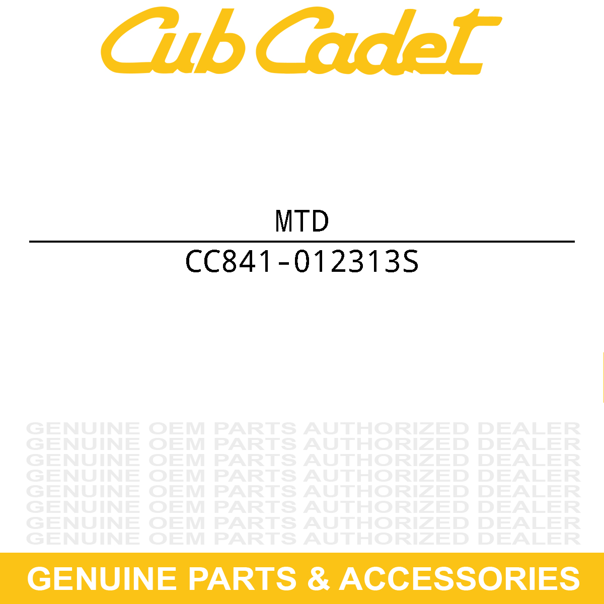 MTD 841-012313S HANDLE LH