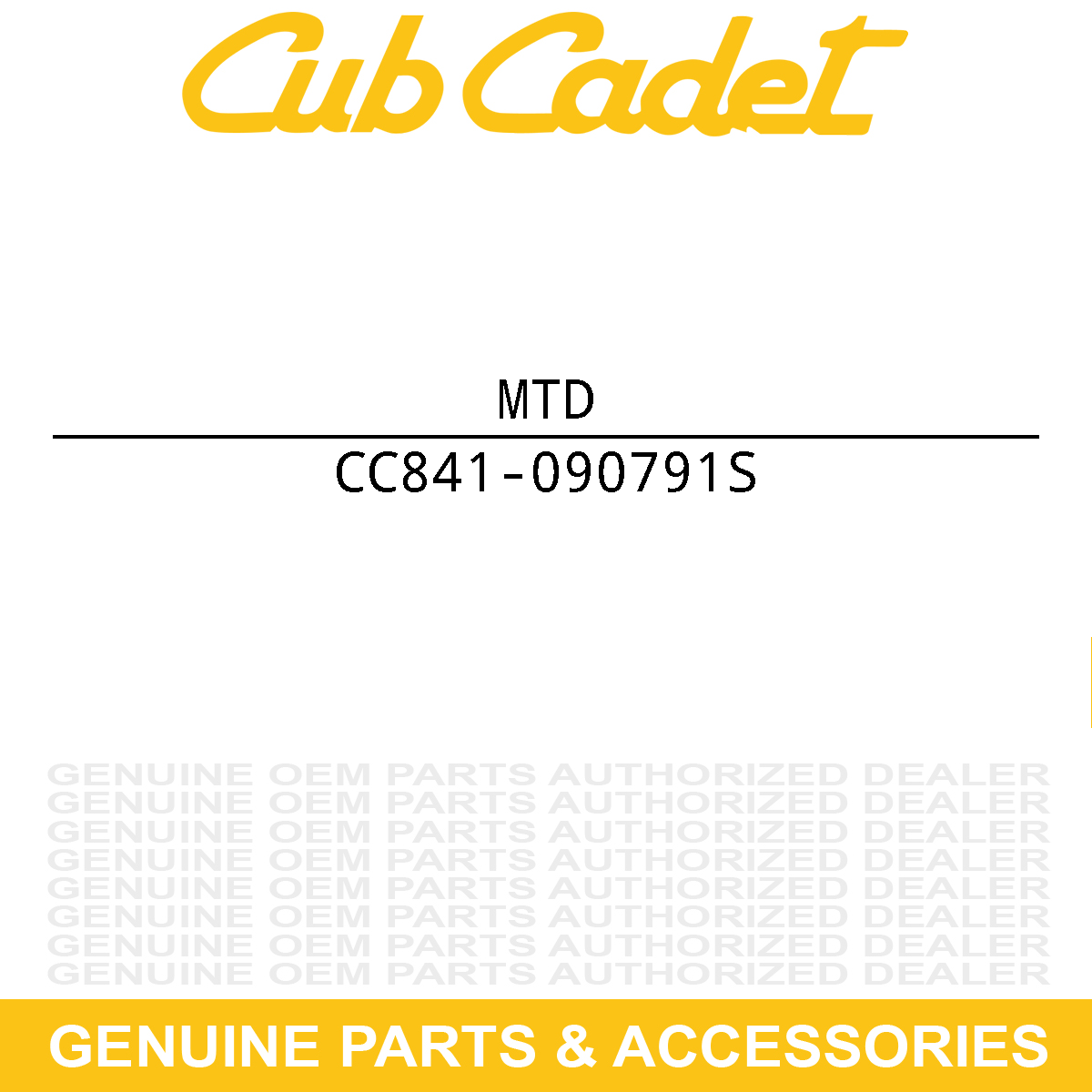 MTD 841-090791S BOOM ASM LWR SS 34